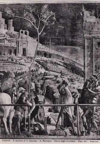 AK Padova Chiesa degli Eremitani. Il martirio di S. Giacomo - Mantegna.