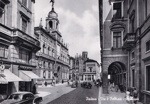AK Padova Via 8 Febbraio Municipio.