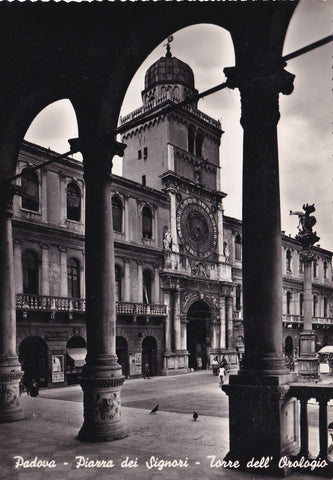 AK Padova. Piazza dei Signori e Torre dell'Orologio.