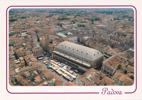 AK Padova. Palazzo della Ragione e Piazza della Frutta.