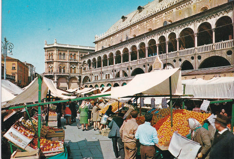 AK Padova. Piazza delle Erbe Palazzo della Ragione.