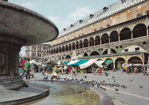AK Padova. Piazza delle Erbe - Palazzo della Ragione.