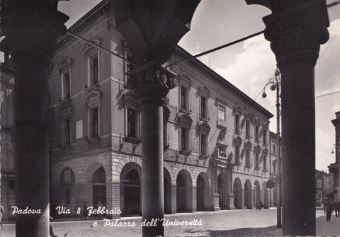 AK Padova Via 8 Febbraio e Palazzo dell'Universita.