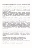 Karte Padova Palazzo della Ragione Gaetano Pesce Il Tempo Multidisciplinare. 23. Maggio al 23 Settembre 2018.