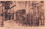 AK Padova. Scuola del Carmine Presentazione di Maria SS. al Tempio Affresco attribuito a Giulio Campagnola.