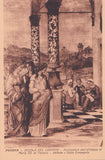 AK Padova. Scuola del Carmine Particolare dell'affresco di Maria SS. al Tempio - attribuito a Giulio Campagnola.