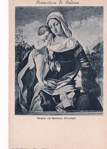 AK Pinacoteca di Padova. Vergine col Bambino (Previtali)