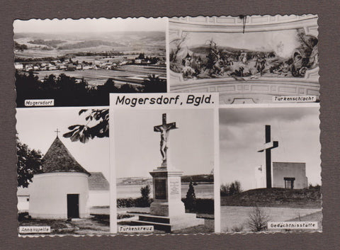 AK Mogersdorf. Türkenschlacht. Annakapelle. Türkenkreuz. Gedächtnisstätte.