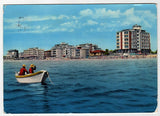 AK Lido di Jesolo. Alberghi e spiaggia dal mare.