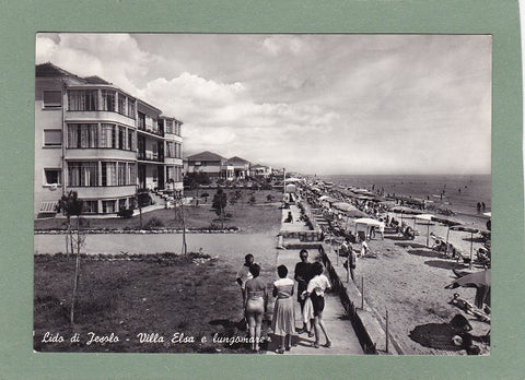 AK Lido di Jesolo – Villa Elsa e lungomare.
