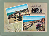 AK Saluti dal Lido di Jesolo. Camping. Spiaggia.
