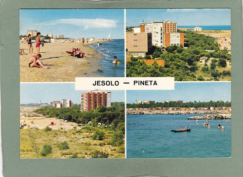 AK Jesolo – Pineta. Gelaufen 1964 in Jesolo.