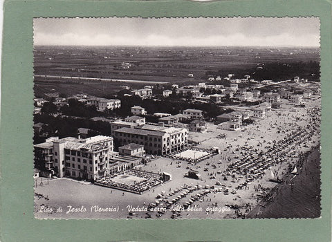 AK Lido di Jesolo – Veduta aerea della bella spiaggia.