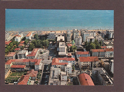 AK Jesolo Lido. Veduta aerea e Piazza Marconi.