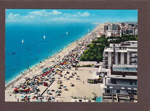 AK Lido di Jesolo. La spiaggia verso il faro.