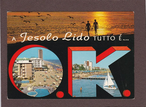 AK A Jesolo Lido tutto è … Okay.