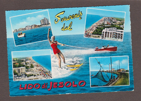 AK Souvenir dal Lido di Jesolo. (um1964)