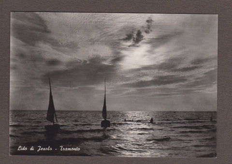 AK Lido di Jesolo - Tramonto. (um1958)