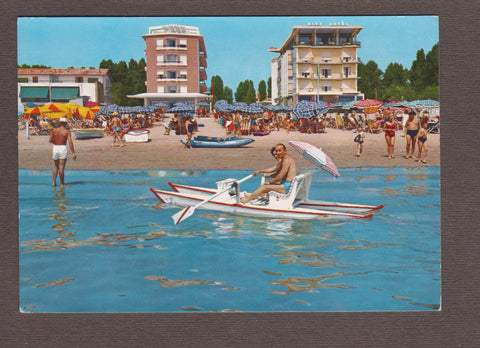 AK Jesolo Lido. Spiaggia e Alberghi. (um1963)