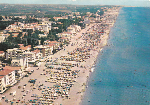 AK Jesolo. Veduta aerea della spiaggia.