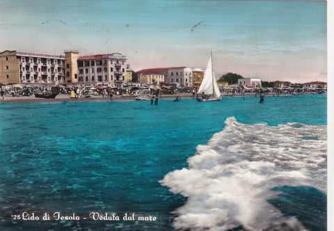 AK Lido di Jesolo - Veduta dal mare.