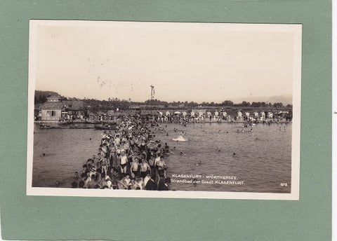 AK Klagenfurt – Wörthersee. Strandbad der Stadt Klagenfurt.