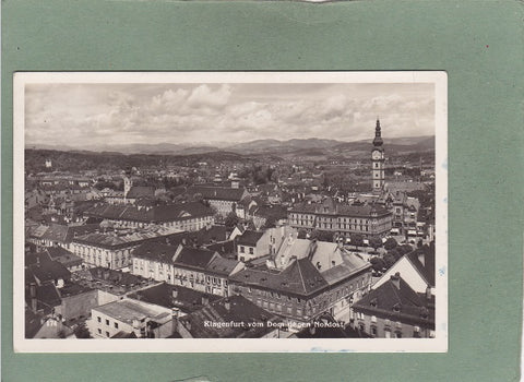 AK Klagenfurt vom Dom gegen Nordost.