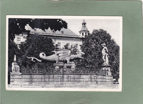AK Klagenfurt. Lindwurmbrunnen.
