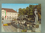 AK Landeshauptstadt Klagenfurt. Lindwurmbrunnen mit Rathaus.