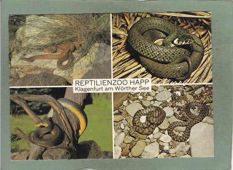 AK Reptilienzoo Happ. Klagenfurt am Wörthersee.