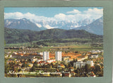 AK Klagenfurt mit Karawanken.