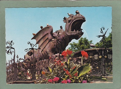 AK Klagenfurt – Lindwurmbrunnen.