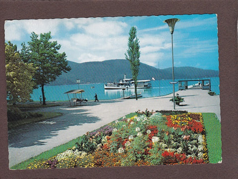 AK Klagenfurt/Wörthersee. Dampferanlegestelle.