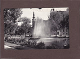 AK Klagenfurt, Hochstrahlbrunnen im Schubertpark mit Stadtturm.