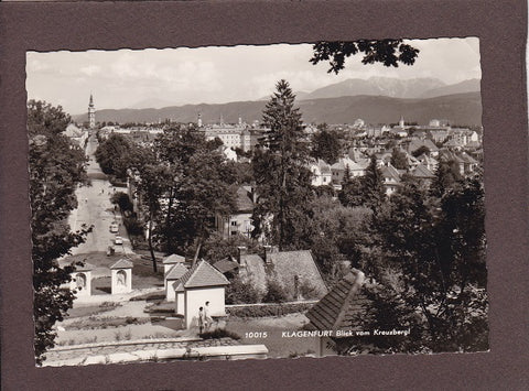 AK Klagenfurt. Blick vom Kreuzbergl.