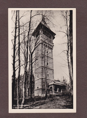 AK Klagenfurt. Aussichtsturm am Kreuzbergl.