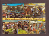 AK Klagenfurt. Markt am Benediktinerplatz.