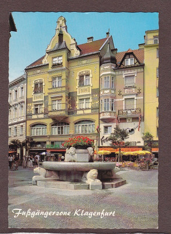 AK Fußgängerzone Klagenfurt.