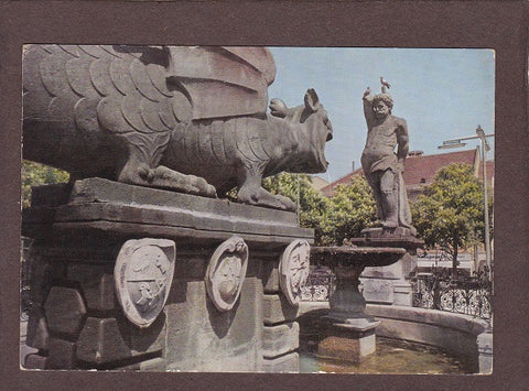 AK Klagenfurt. Lindwurmbrunnen.