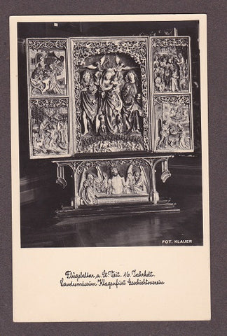 AK Flügelaltar a. St. Veit. 16. Jahrhdt. Landesmuseum Klagenfurt Geschichtsverein.