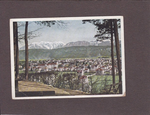 AK Klagenfurt vom Karawankenblick mit Hochobir. (1940)