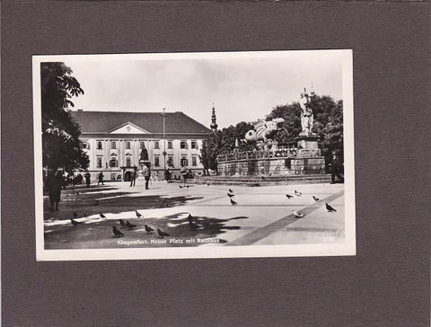 AK Klagenfurt. Neuer Platz mit Rathaus.