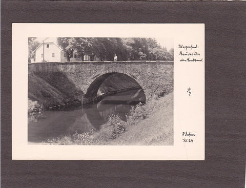 AK Klagenfurt. Brücke über dem Lendkanal.