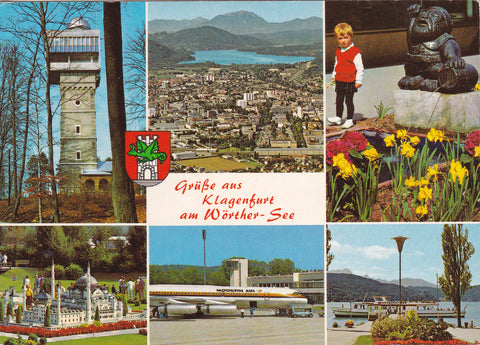 AK Grüße aus Klagenfurt am Wörther-See.
