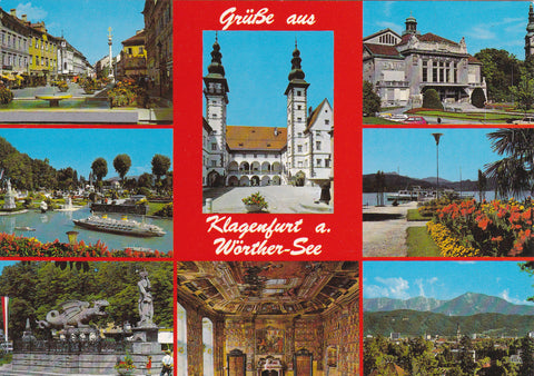 AK Grüße aus Klagenfurt am Wörther-See.