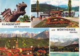 AK Klagenfurt mit Karawanken und Wörthersee.