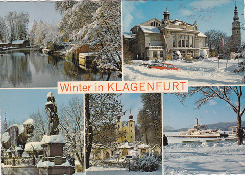 AK Winter in Klagenfurt.