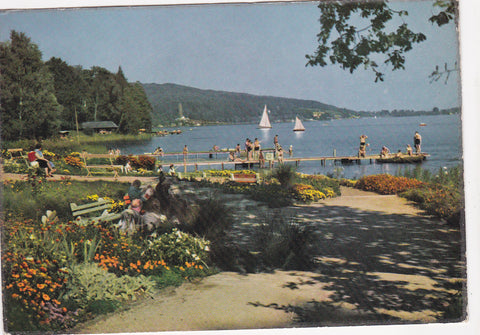 AK Strandleben am Wörthersee.