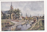 AK Klagenfurt-Stadt mit Lendhafen. Nach einem Aquarell v. Ed. Manhart.