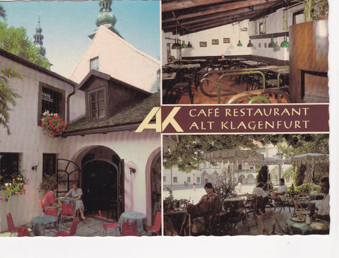 AK Klagenfurt. Cafe Restaurant Alt Klagenfurt im Landhaushof.